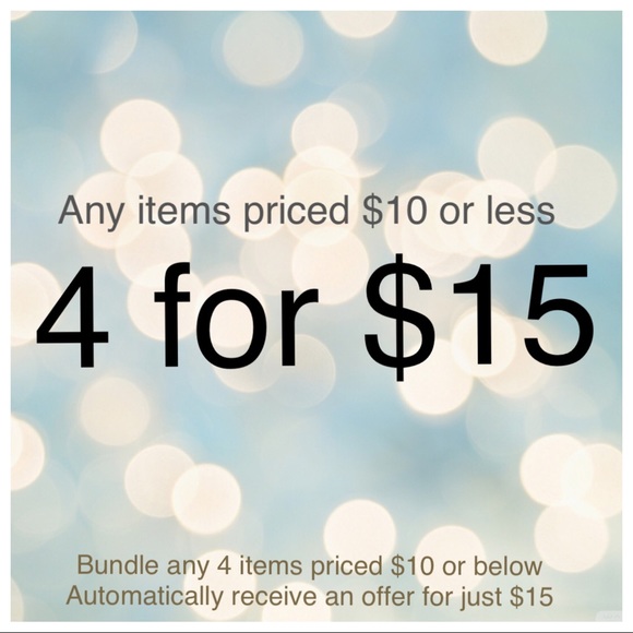 4 for $15 bundle offer - Picture 1 of 1